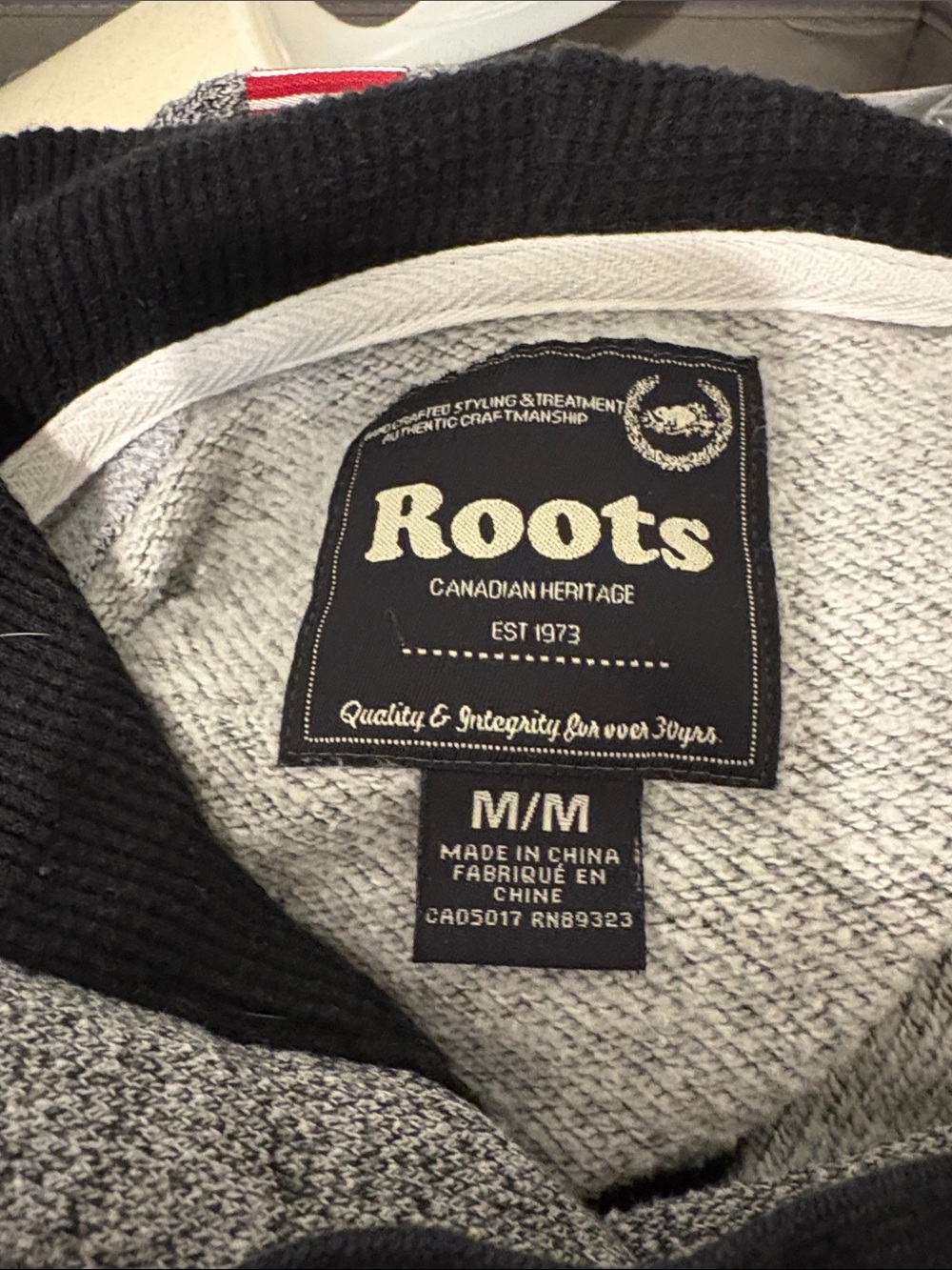 Roots Women’s Grey 'Aspen' Pullover Hoodie M - Picture 4 of 5